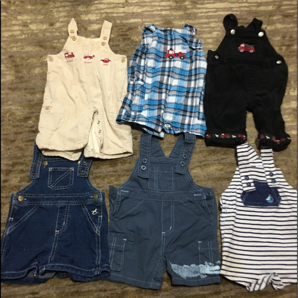 Baby overalls -lot of 6 pieces #(9)